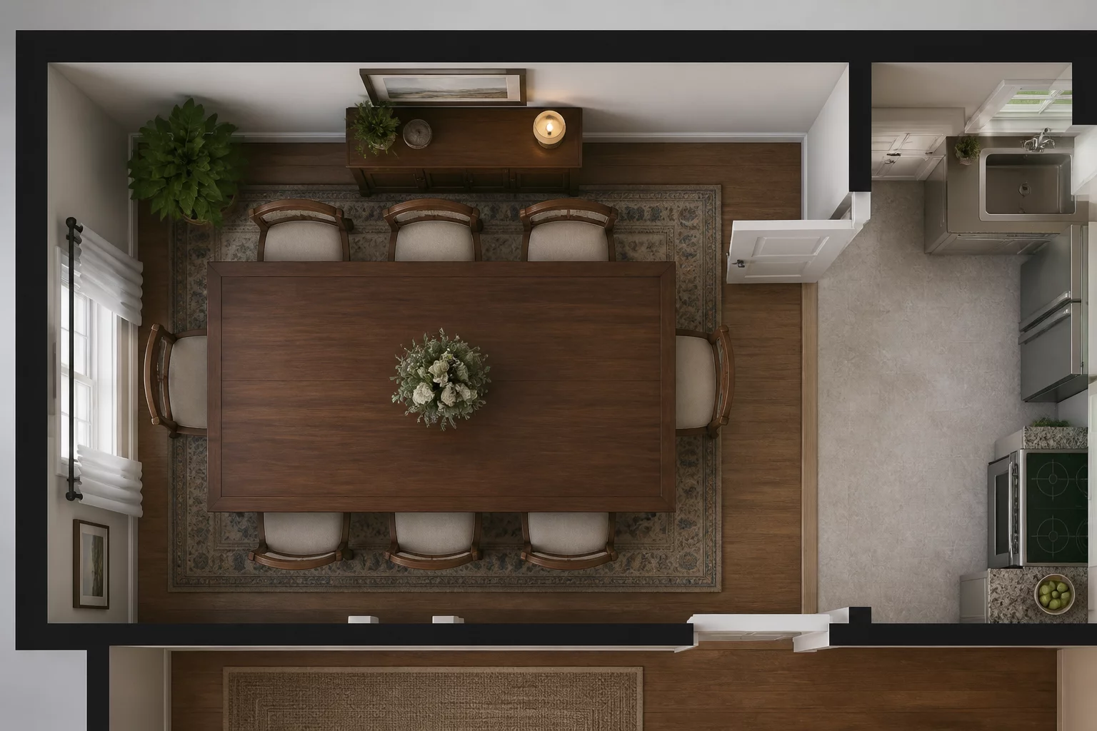 The Oversized Dining Table